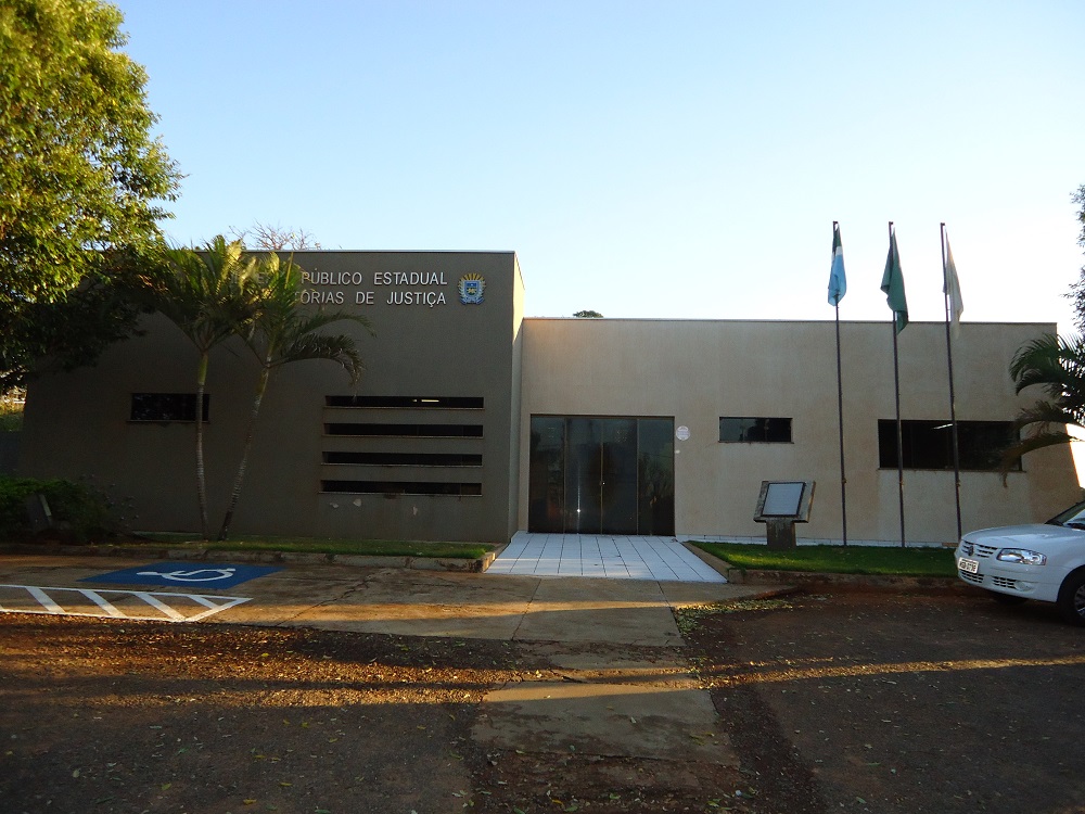 Fachada do Minist&eacute;rio P&uacute;blico Estadual de Ivinhema - Foto: MPE/MS